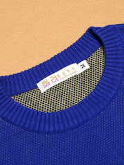 Blue And Grey Chic Sweater