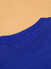 Blue And Grey Chic Sweater
