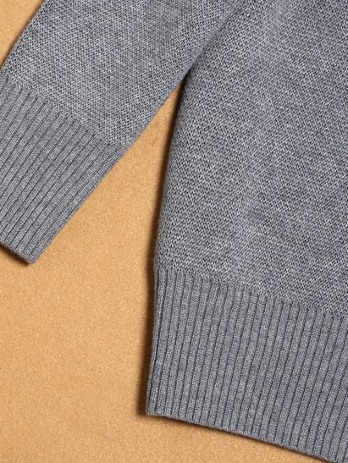 Blue And Grey Chic Sweater