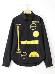 Yellow Black Shirt