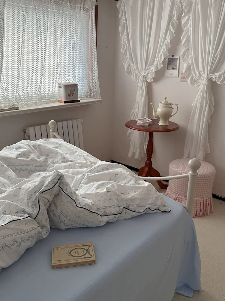 French Country Cotton Duvet Cover Set