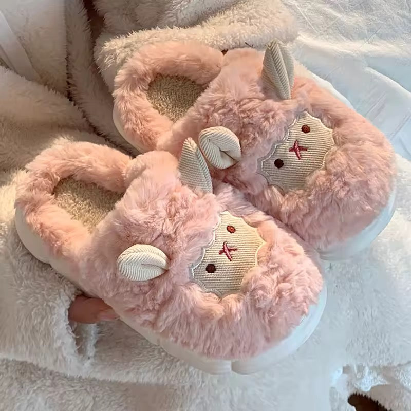 Fluffy Sheep Slippers