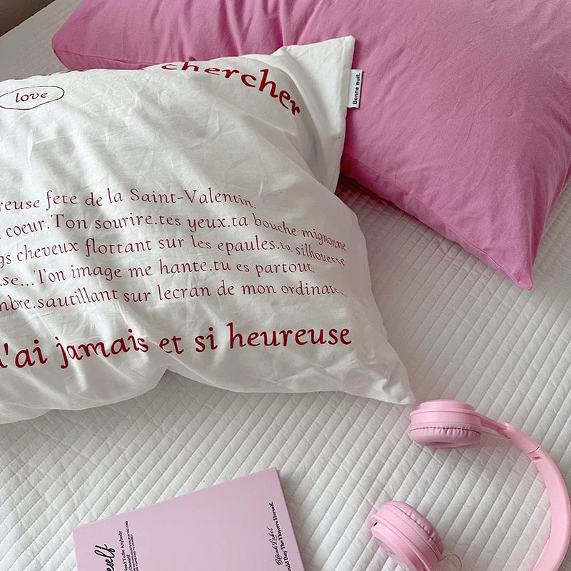 Pastel Aesthetic Cotton Pillowcase