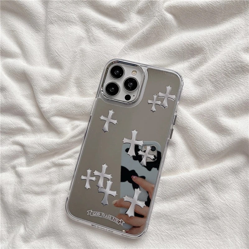 Pink Cross iPhone Case