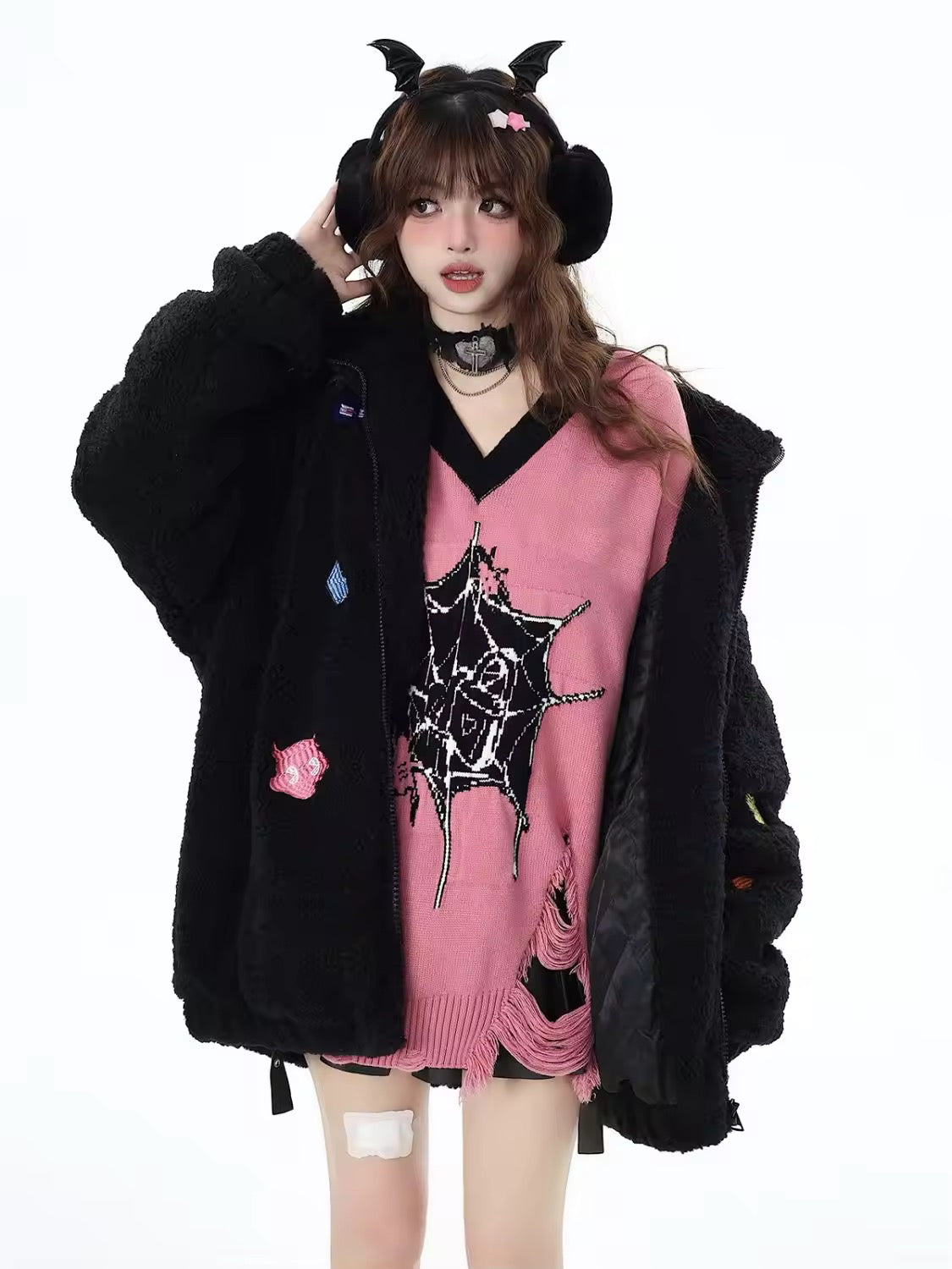 Y2K Gothic Sweater