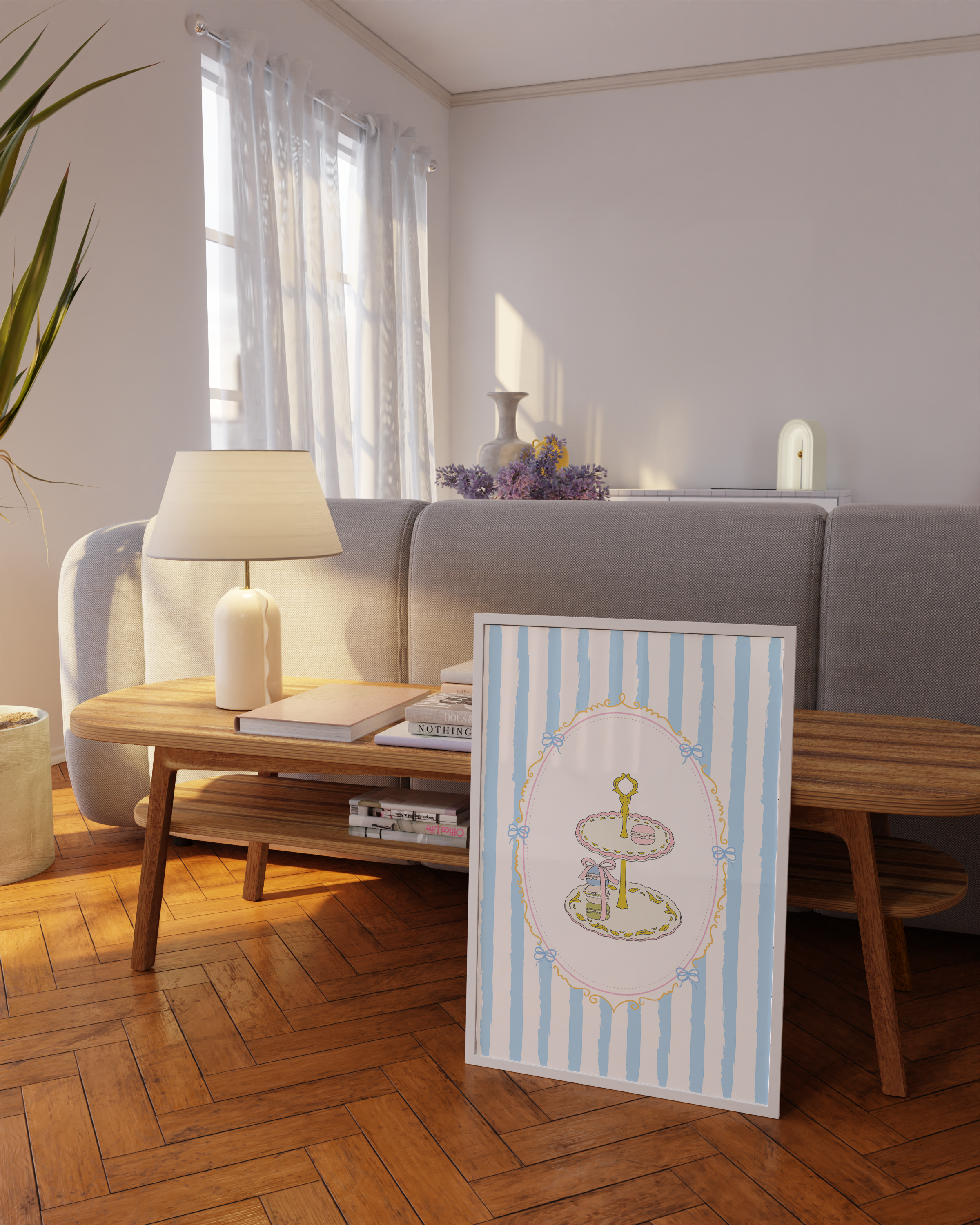 Pastel Bunny Poster Set