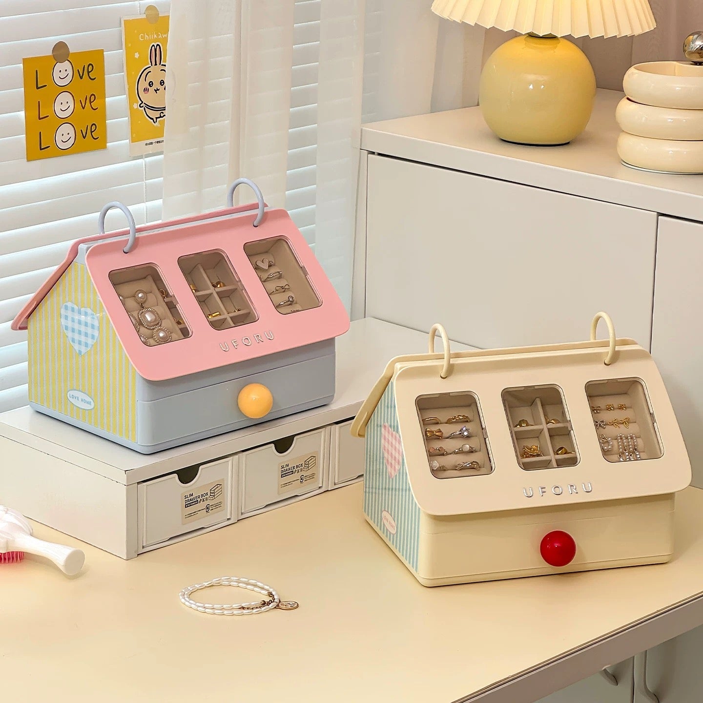 House-Shaped Jewelry Organizer