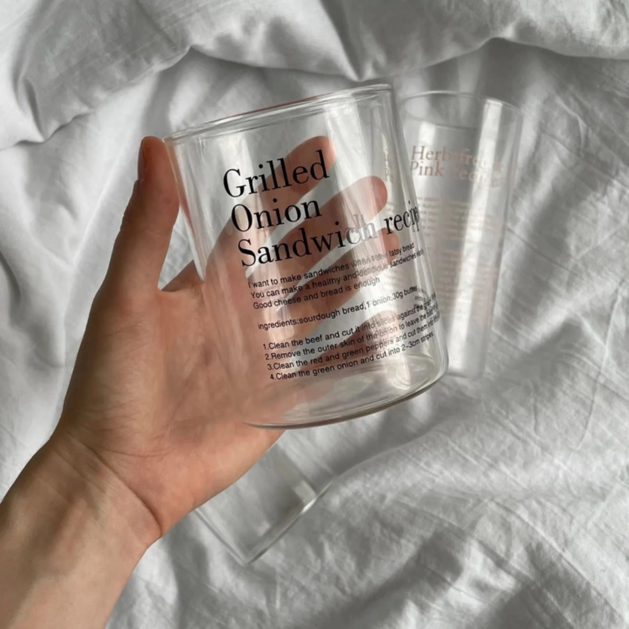 Coffee Tumbler Glass