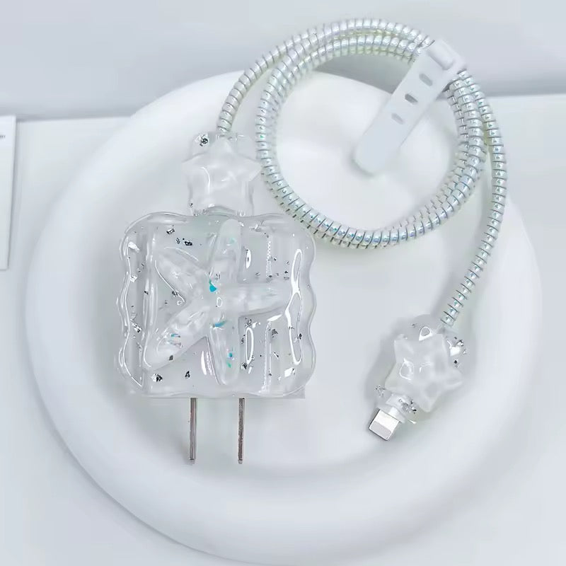 Starfish Crystal USB Cable Protector