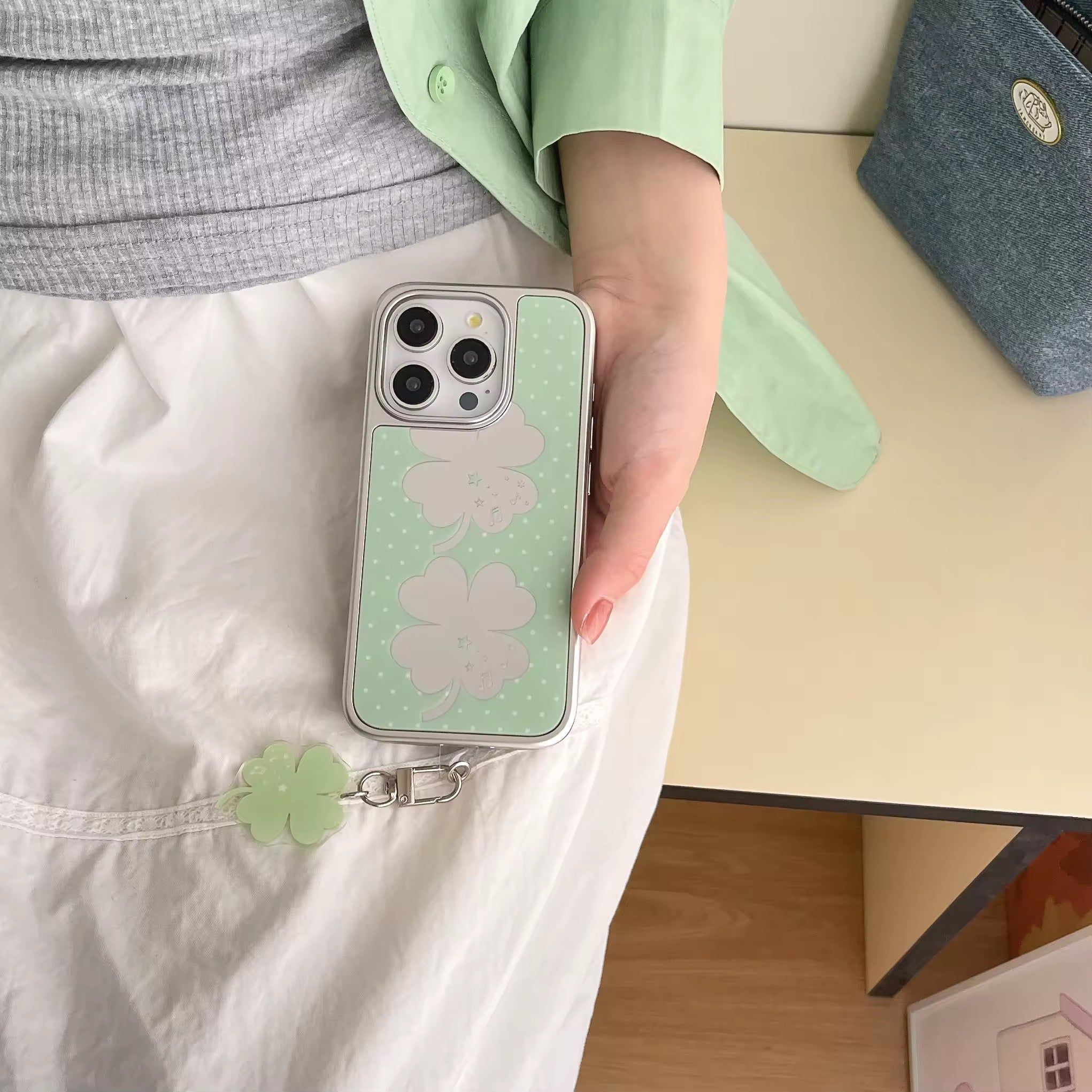 Green Clover iPhone Case