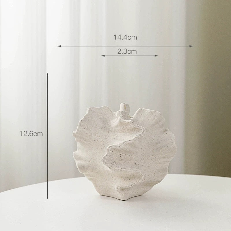 Minimalist Coral Ceramic Vase