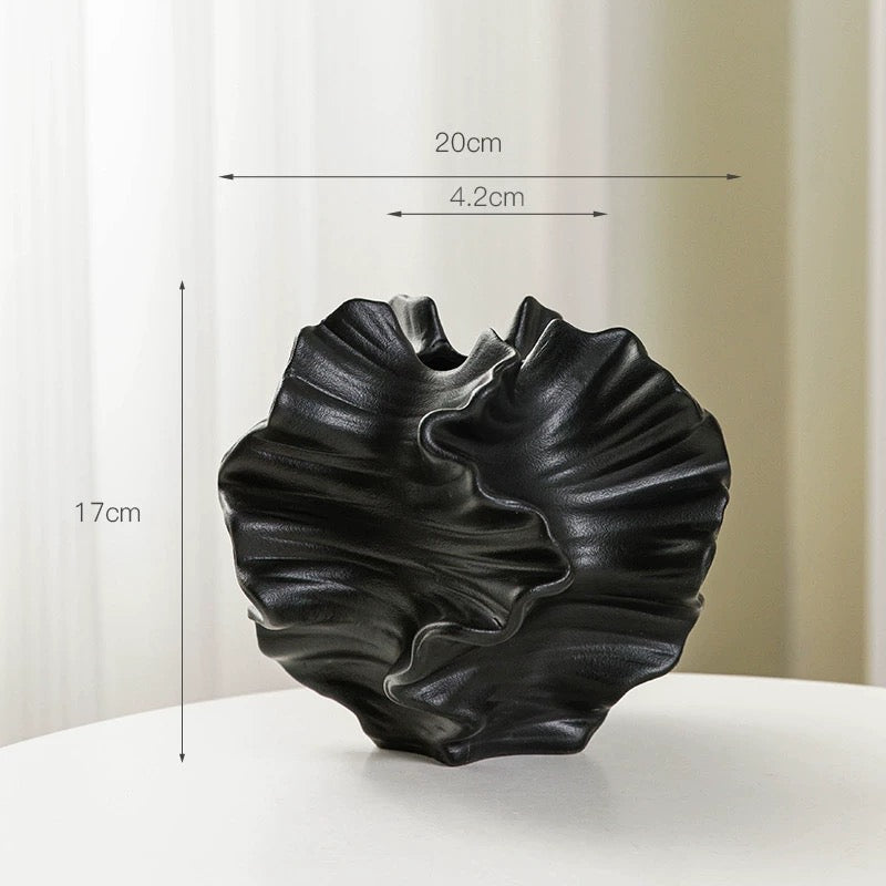 Minimalist Coral Ceramic Vase