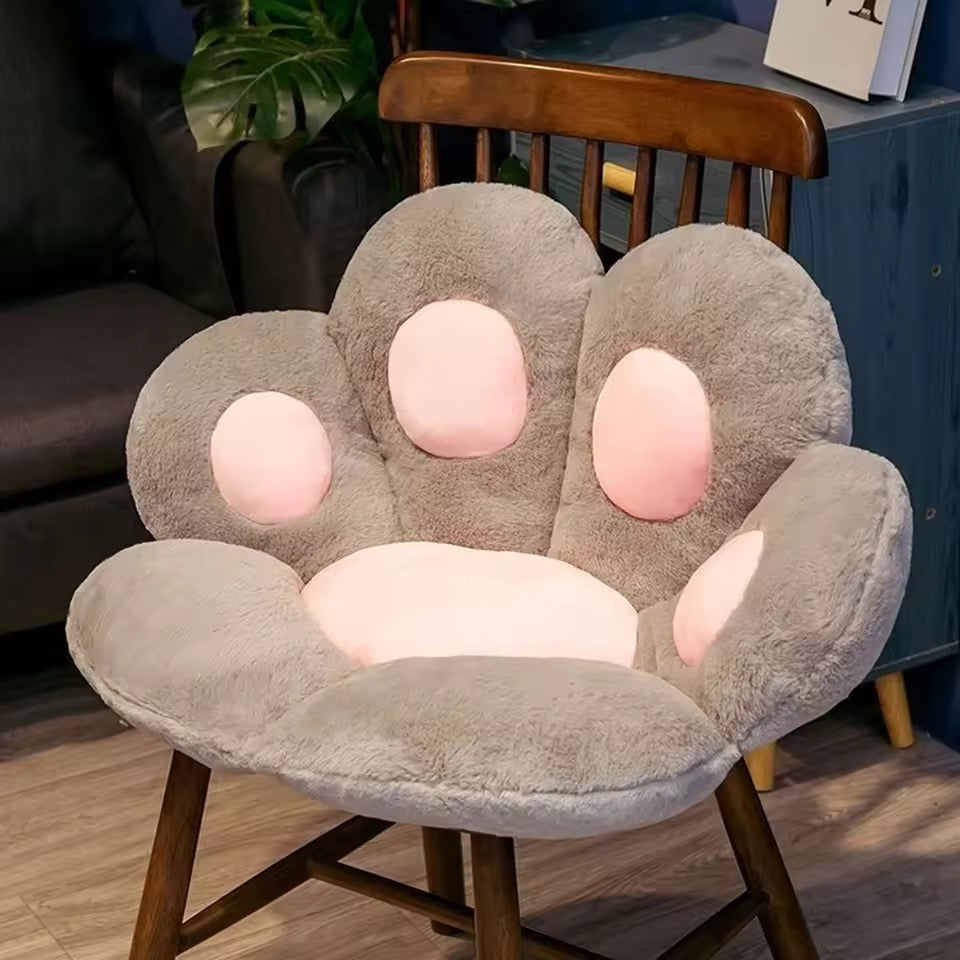 Pastel Cat Paw Seat Cushion