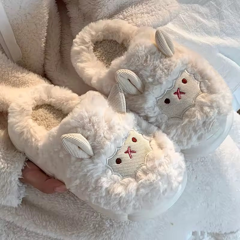 Fluffy Sheep Slippers