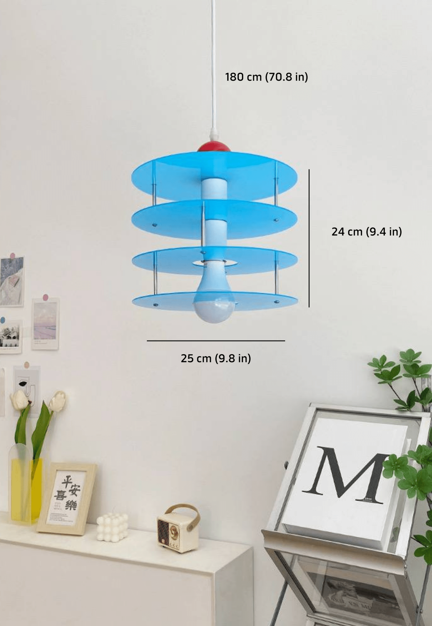 Colorful Acrylic Chandelier