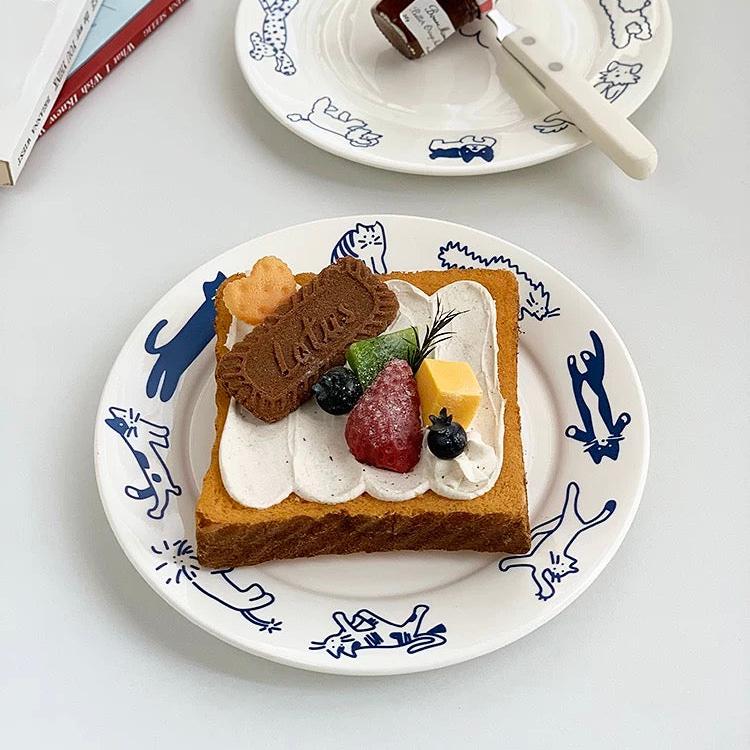 Korean Vintage Ceramic Plate