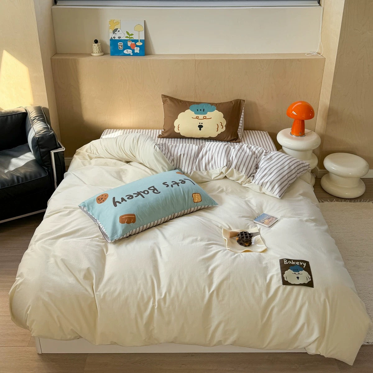 Cute Puppy Cotton Bedding Set