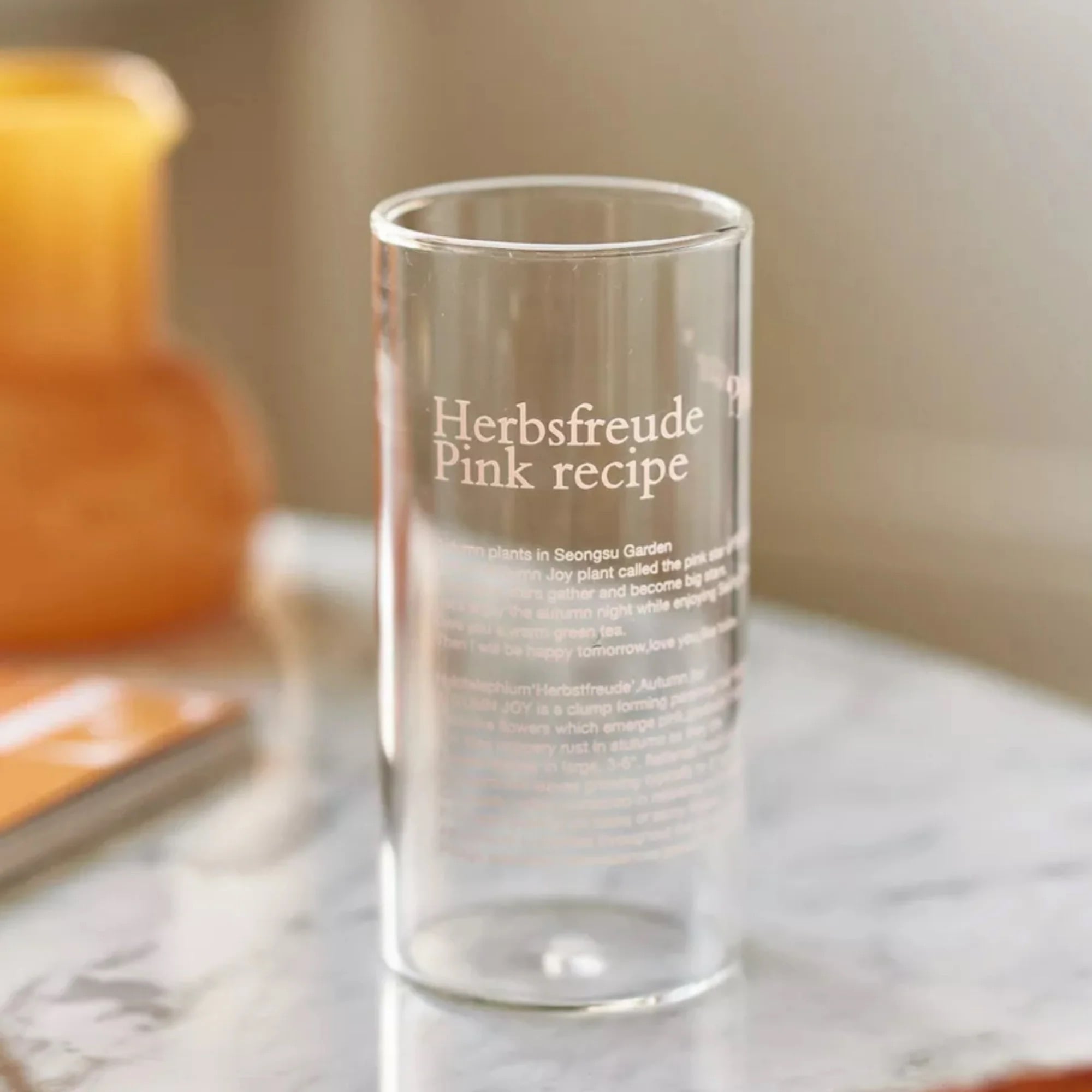 Coffee Tumbler Glass