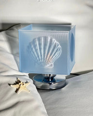 Mermaidcore Blue Seashell Lamp
