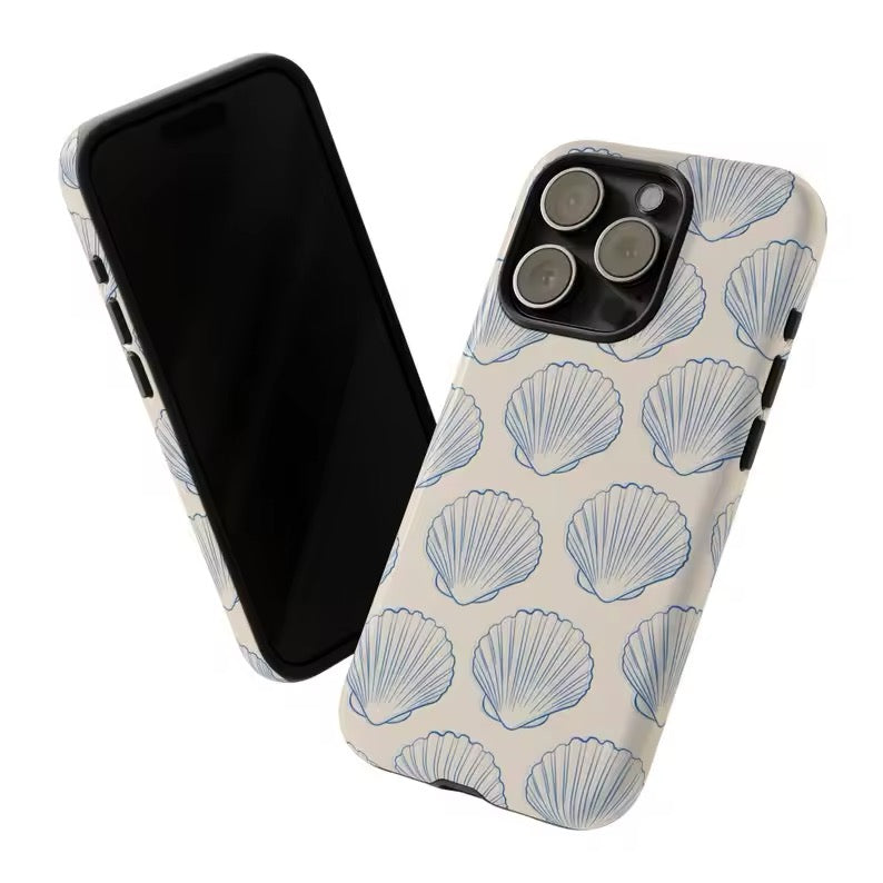 Seashell Coastal Girl iPhone Case