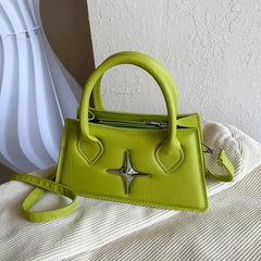 Black Mini Leather Y2k Bag