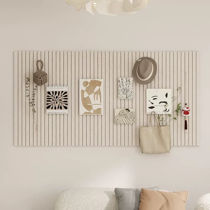Minimalist Felt Slat Bulletin Board