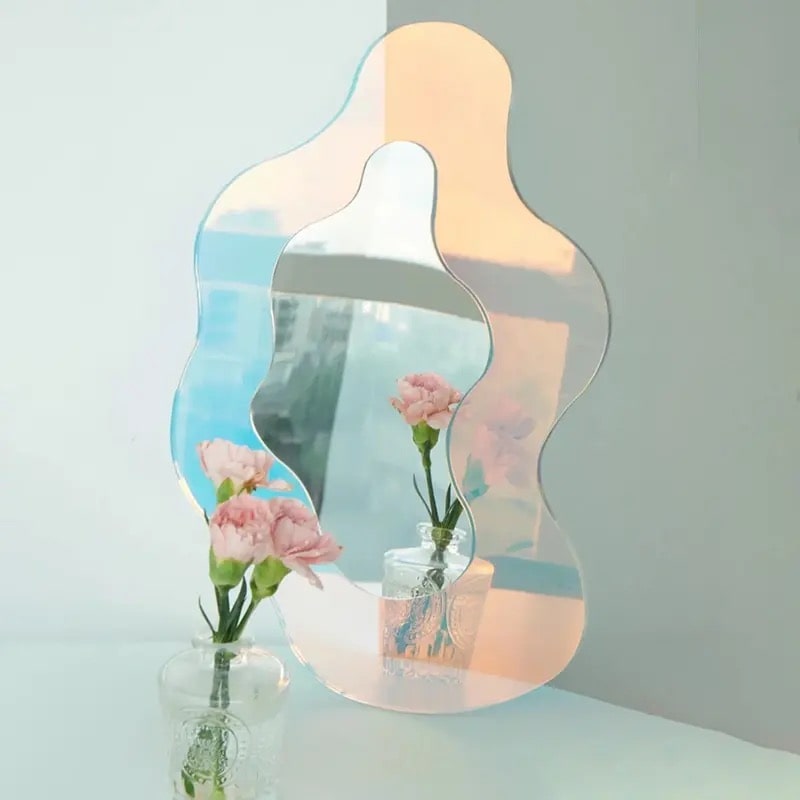 Iridescent Acrylic Abstract Mirror