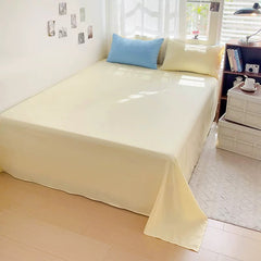 Light Blue Minimalist Bedding Set