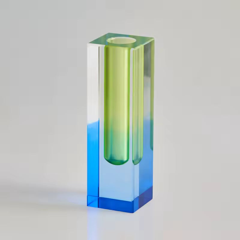 Modern Rainbow Acrylic Bud Vase