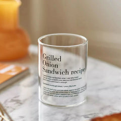 Coffee Tumbler Glass