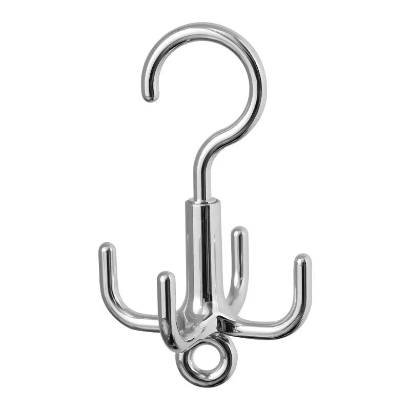 Silver Rotating Clothes Hook