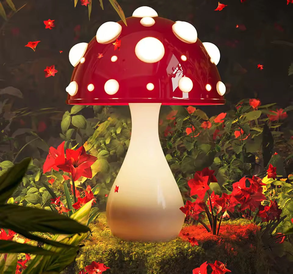 Amanita Mushroom Table Lamp