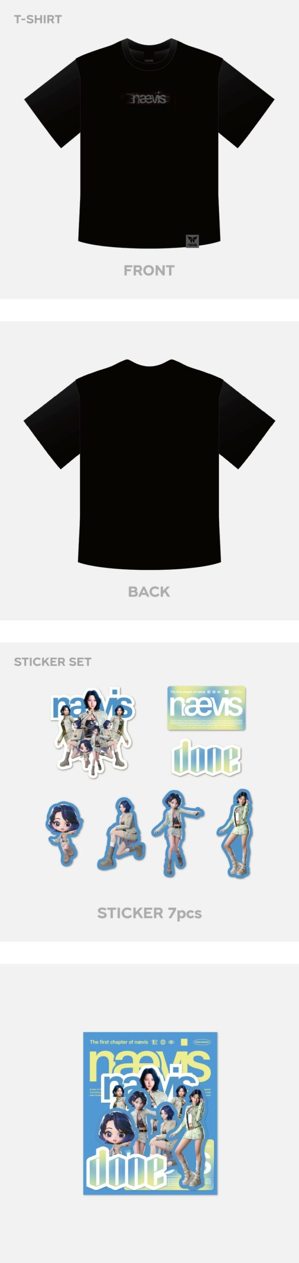 T-Shirt + Sticker Set