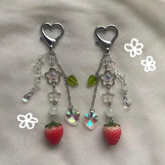 Strawberry Keychain & Phone Chain