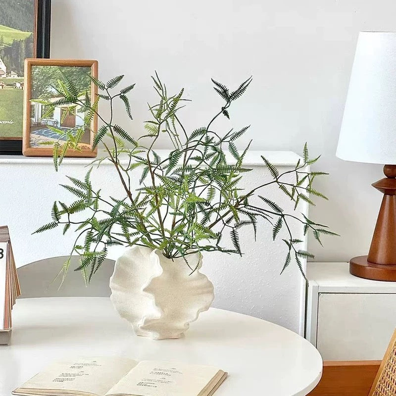 Minimalist Coral Ceramic Vase