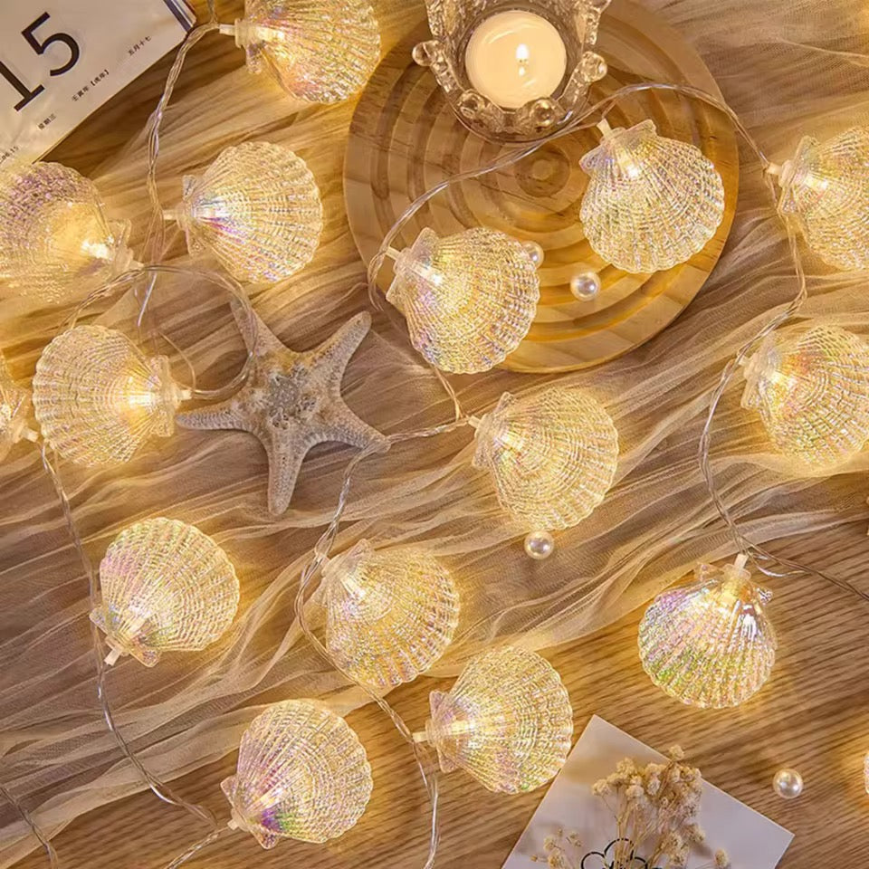 Seashell & Starfish LED String Lights
