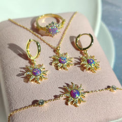 Opal Sun Jewelry Set