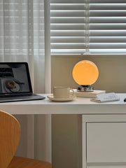 Space Age Glass Globe Lamp