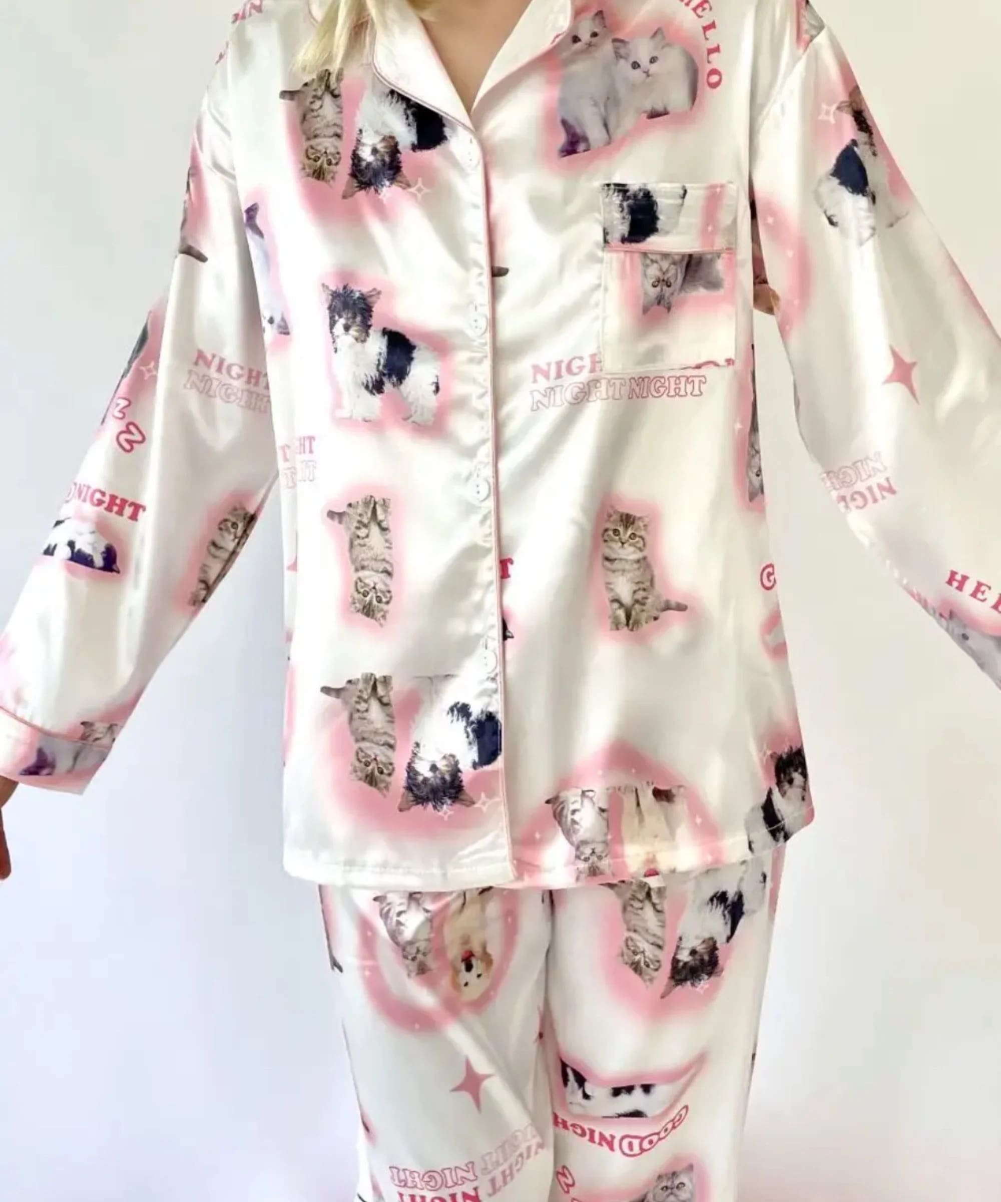 Kawaii Kitten Pajamas