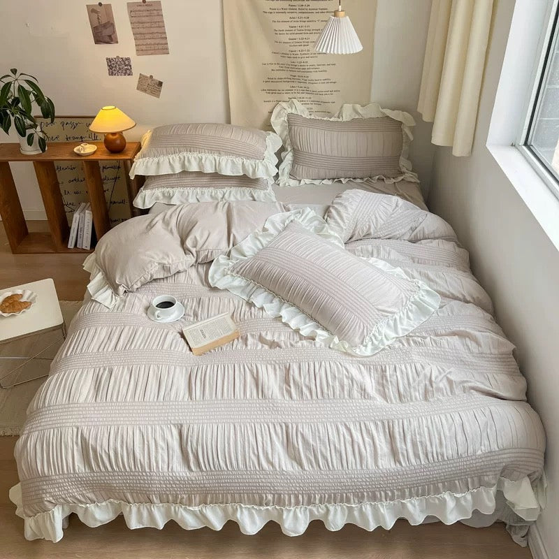 Chic Girl Lace Duvet Cover Set