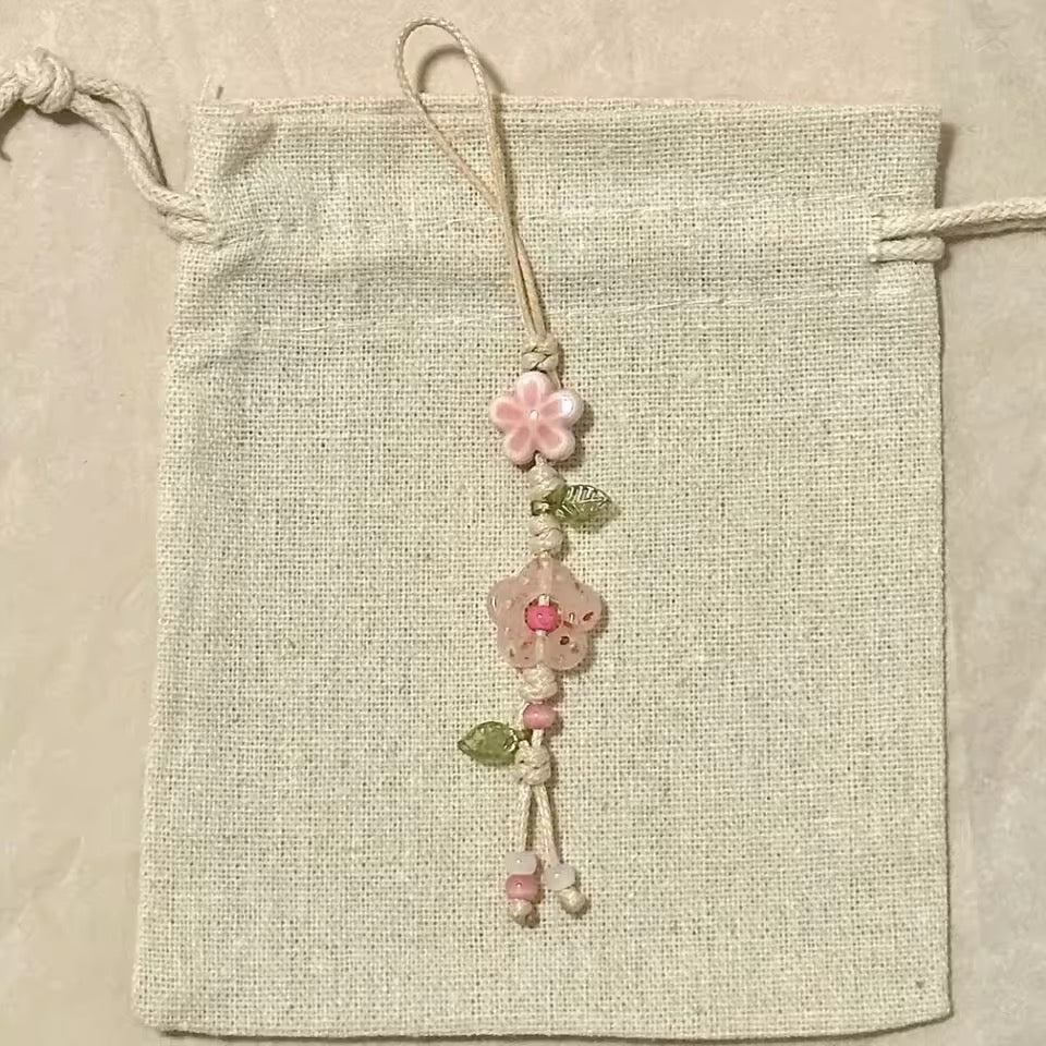Cute Star & Flower Phone Charm Strap