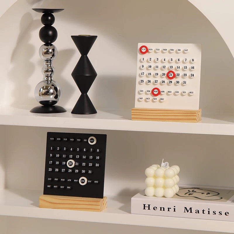 Acrylic Tabletop Calendar