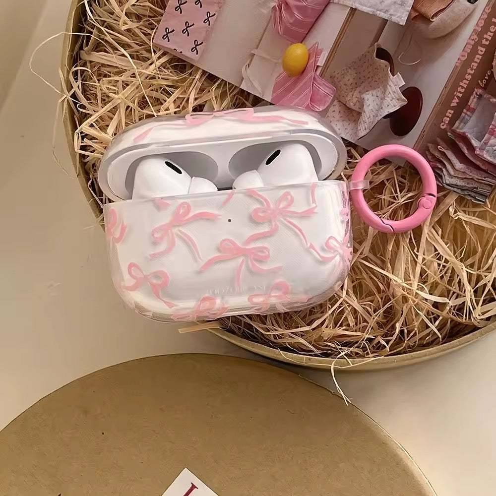 Pink Bow AirPods Case