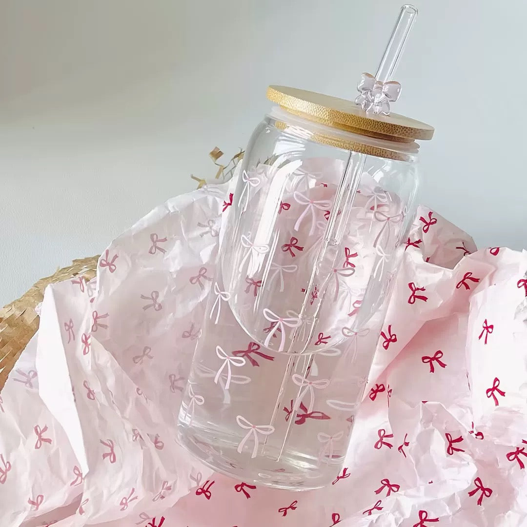 Pink Bow Cup