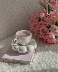 Pink Bubble Mug Set