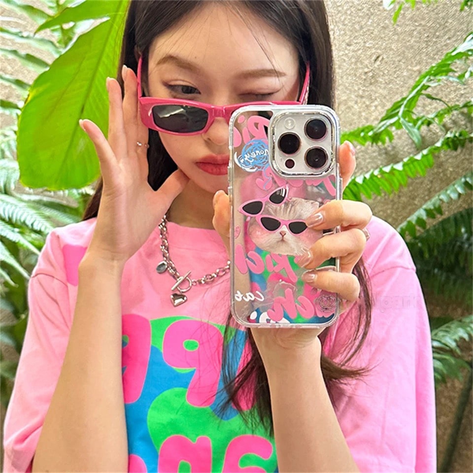Cat Mirror iPhone Case