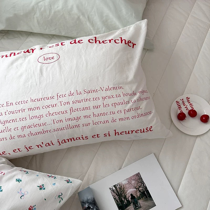 Pastel Aesthetic Cotton Pillowcase