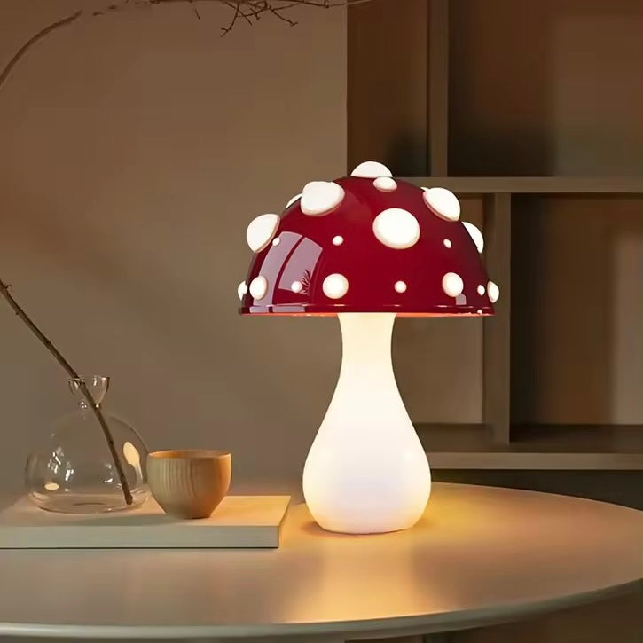 Amanita Mushroom Table Lamp