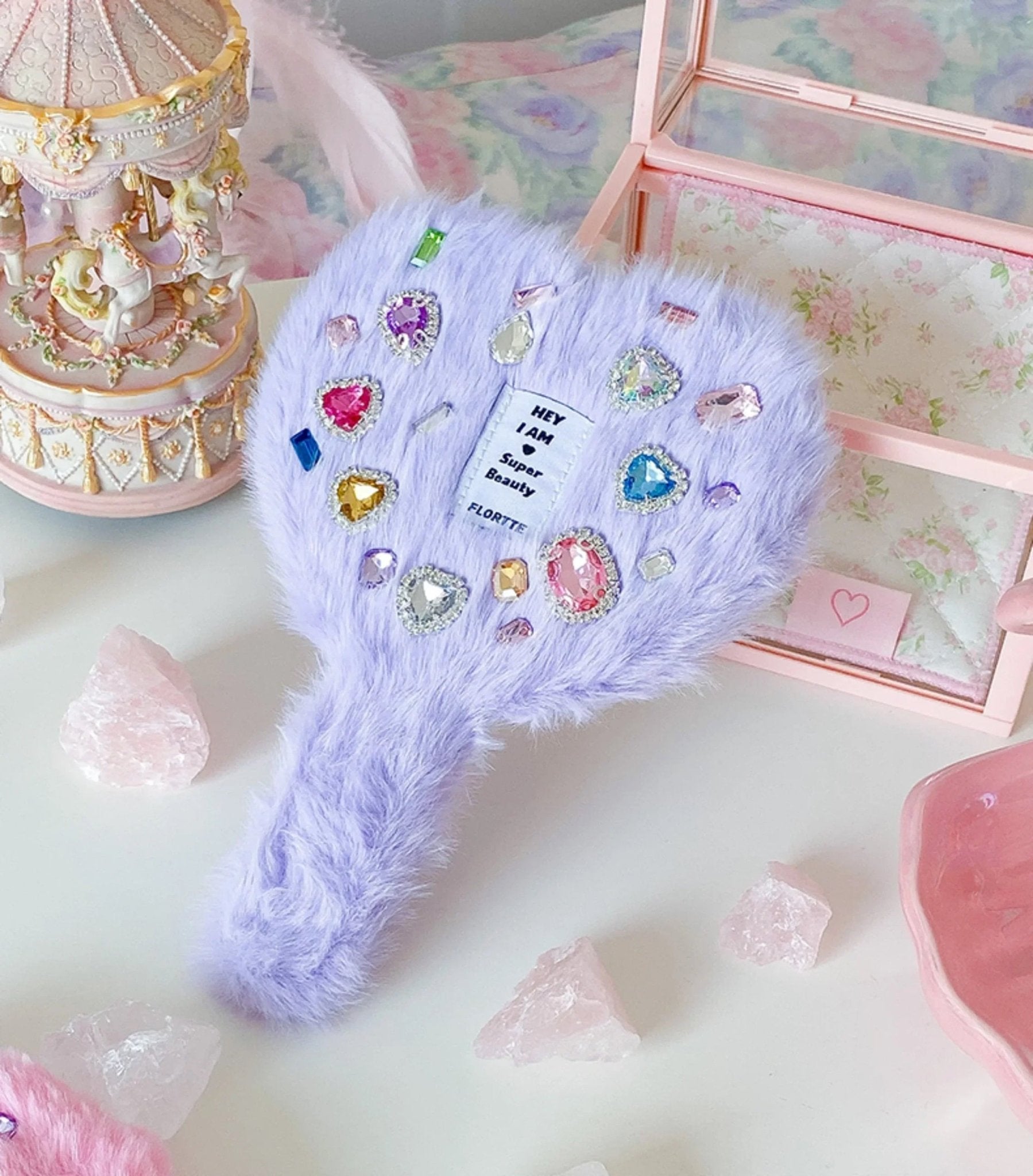 Plush Love Handle Mirror