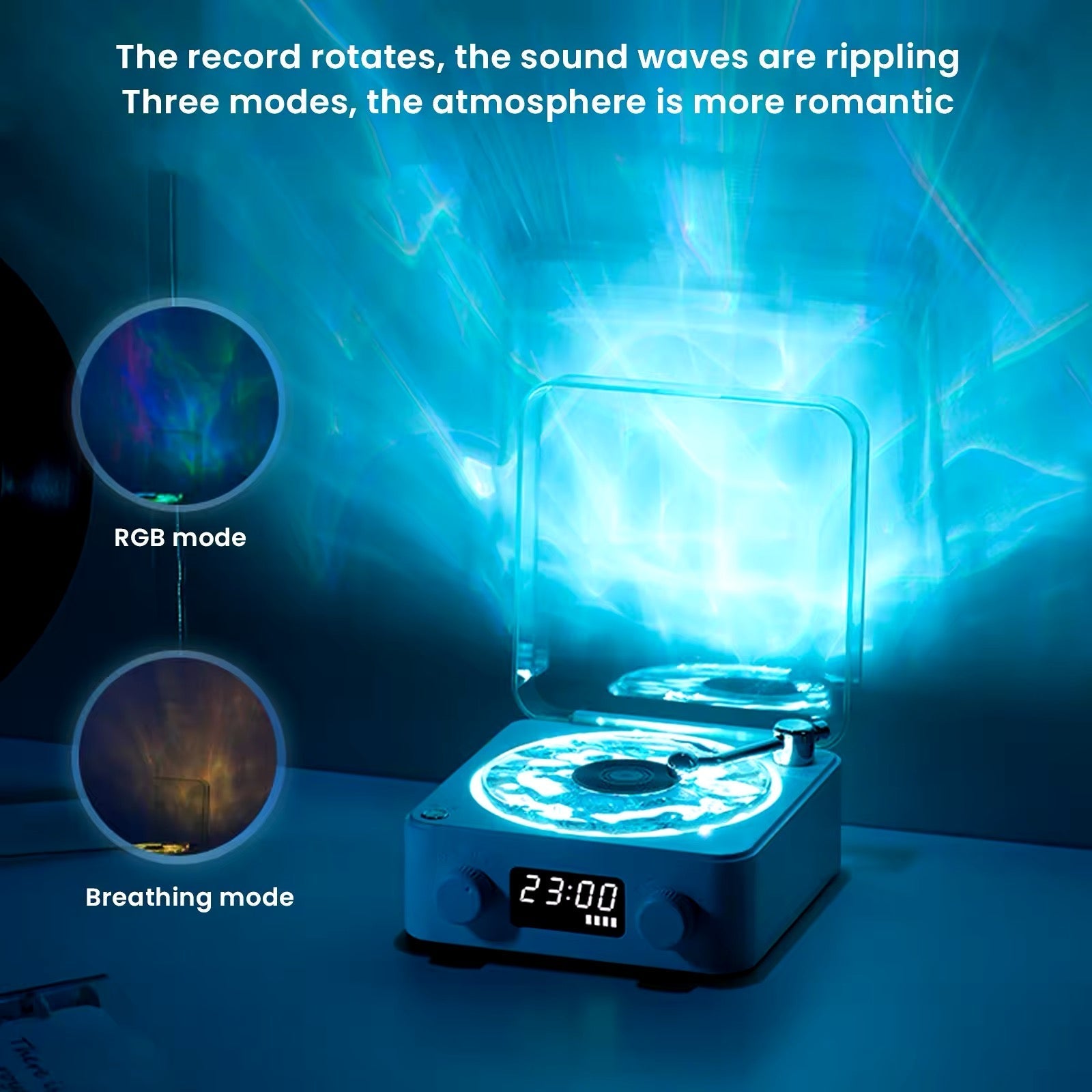 Wave Vinyl Record Player